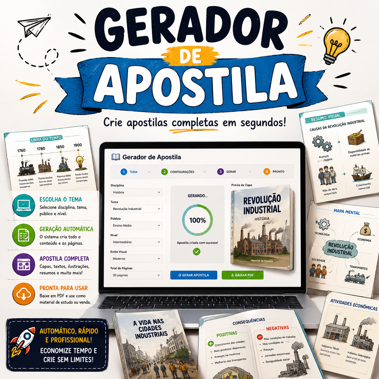 Interface do Sistema Apostila Visual